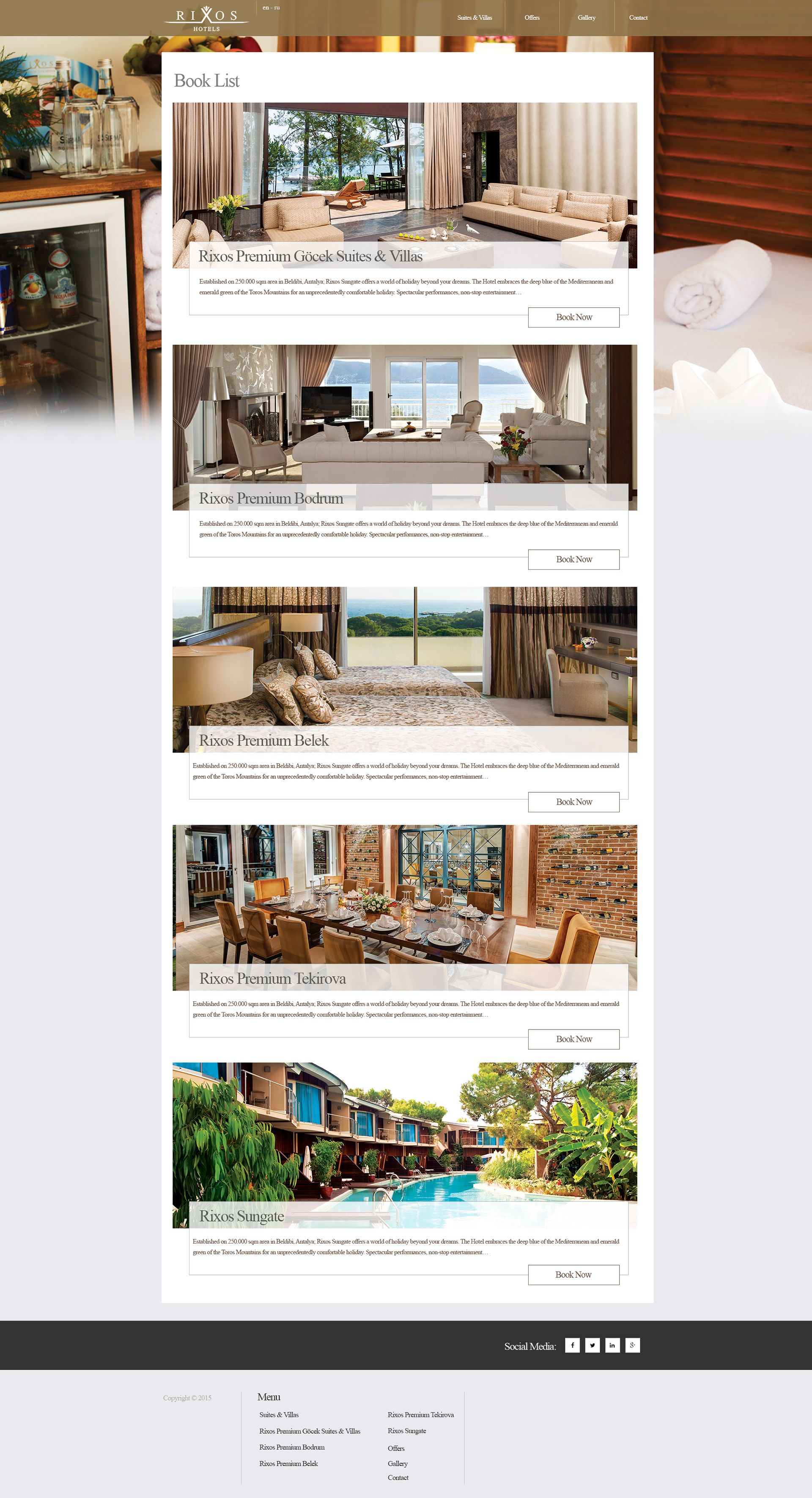 Rixos Hotels — 5